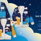Blue Moon beer holiday cardigan sweaters